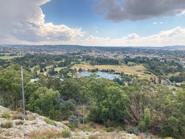 View from Rocky Hill War Memorial