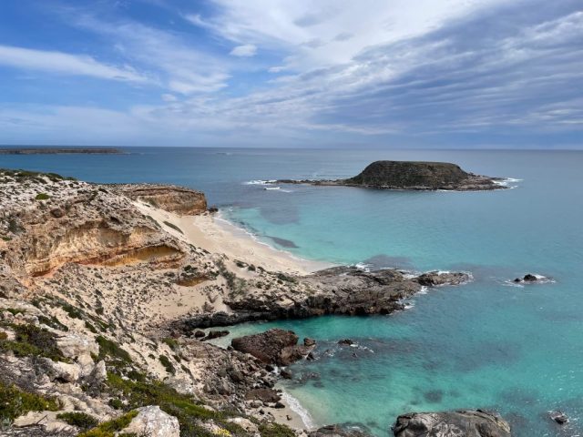 View of North Island from the Royston Head hike