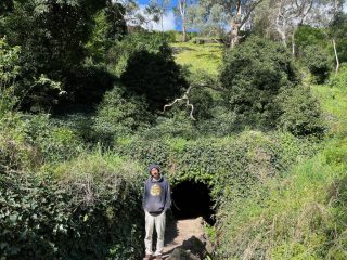 PB outside Echo Tunnel