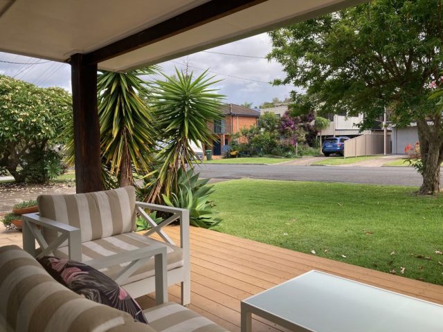 View from the front deck
