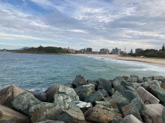 View of Forster from the channel between Forster and Tuncurry