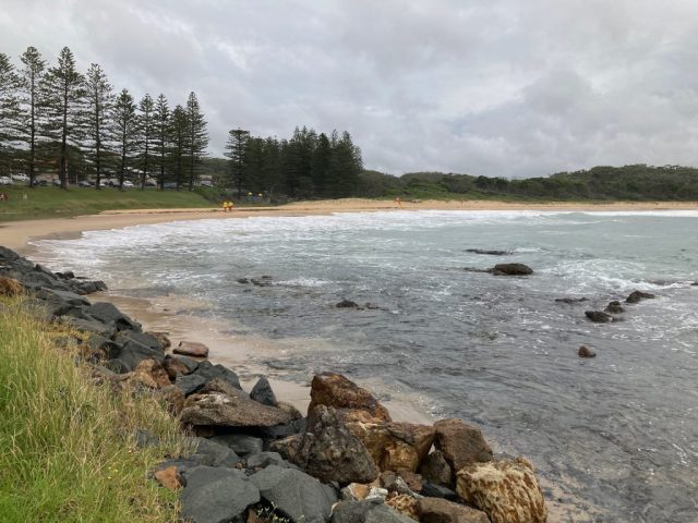 View of Black Head Beach