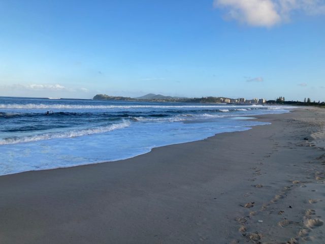 View of Forster from Tuncurry Beach