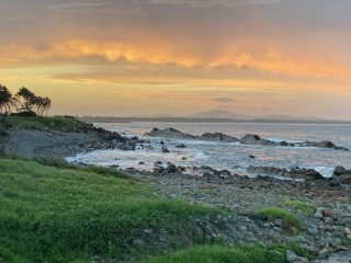 On the coastal trail to Forster Centre