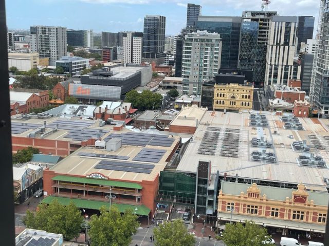 View from the Merrymaker rooftop bar