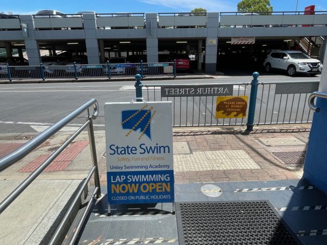 State Swim, Unley - one of CC's swimming places