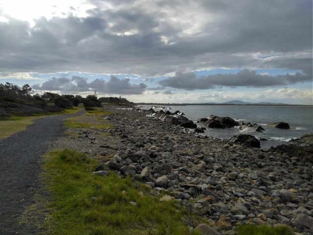 On the coastal trail towards Forster Centre