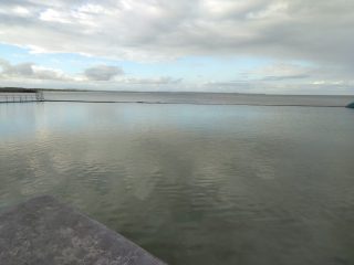 Close up of Forster Ocean Baths