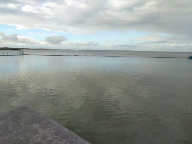 Close up of Forster Ocean Baths