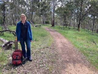 CC on the waterfall trail