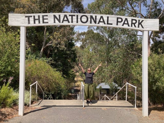CC ready to go into Belair National Park