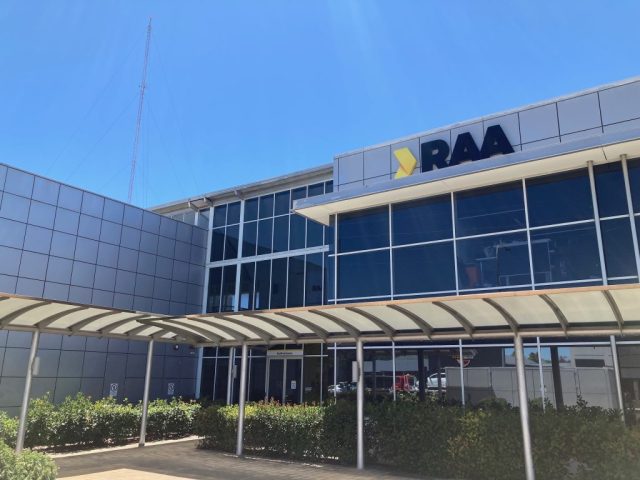 The RAA in Adelaide - the only place in South Australia to get a safety certificate for a NSW registered car