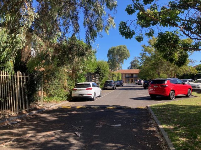 Entrance to our block of units in Unley