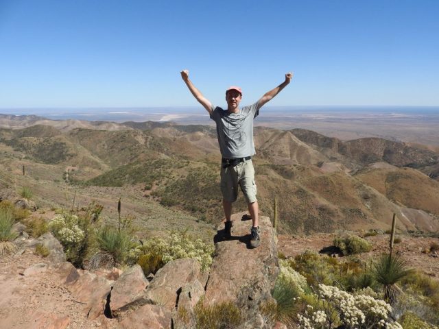 PB on the summit