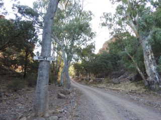 The road to Warren Gorge