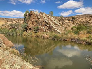Waterhole in Red Banks Conservation Park