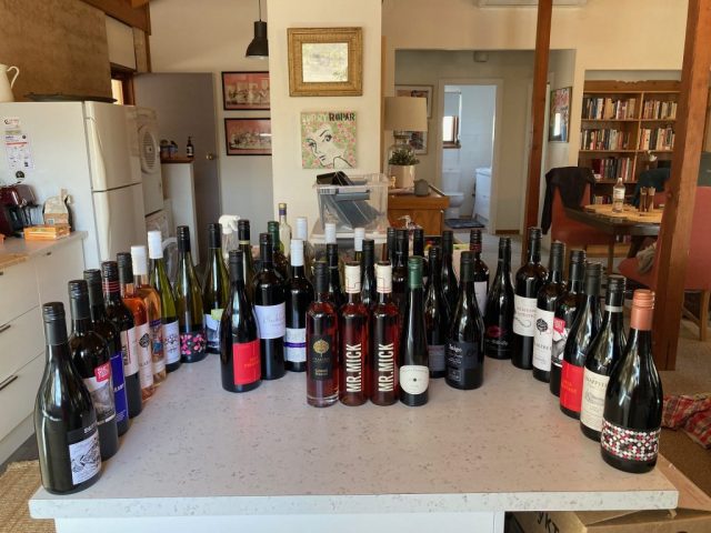 Yes we bought 37 bottles of wine in the Clare Valley...