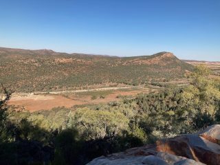 View from the ridge on the Warren Gorge trail