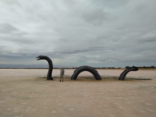 PB with the Lochiel Ness Monster PB with the Lochiel Ness Monster