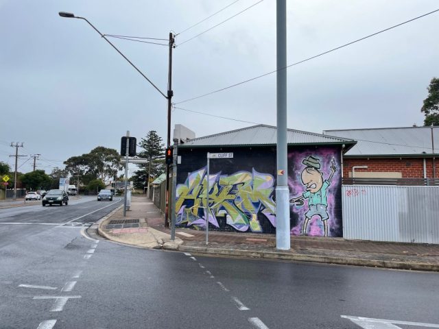 Our road in Glenelg East