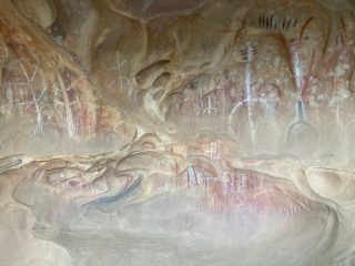 Another view of the Rock art at Arkaroo