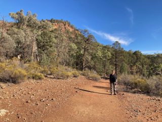 CC near the start of the trail CC near the start of the trail