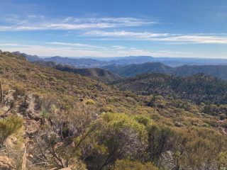 View on the way up View on the way up