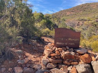 Bridle Gap is the National Park boundary