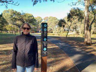 CC is ready to start the trail