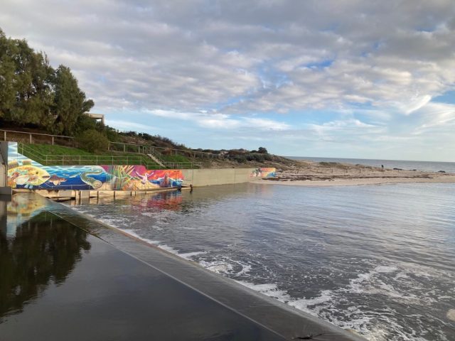 The mouth of the River Torrens The mouth of the River Torrens