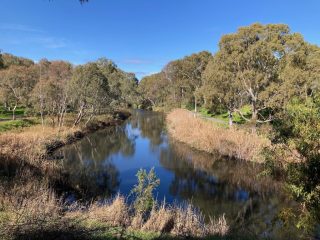 The River Torrens inside the Adelaide Park Lands The River Torrens inside the Adelaide Park Lands