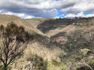 View of Second Falls in the distance
