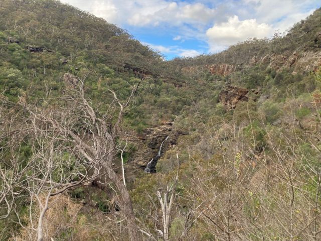 View of Second Falls in August View of Second Falls in August