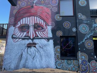 Street art near Franklin Street