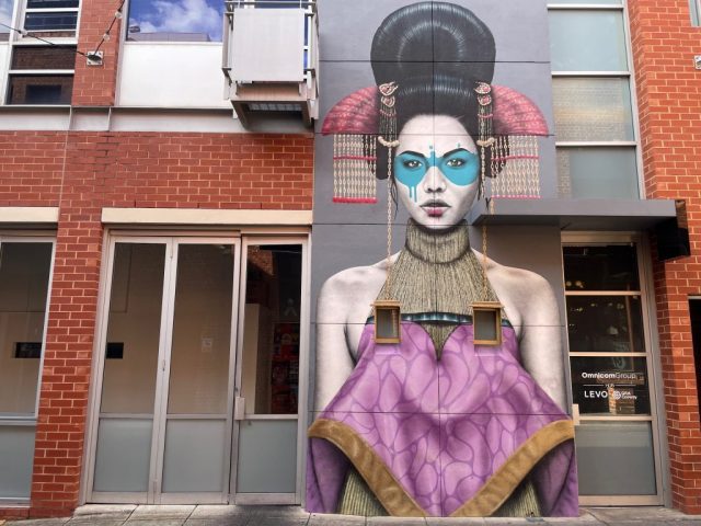 Artwork on Vardon Avenue