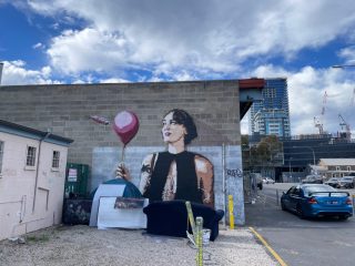 Street art near Morphett Street