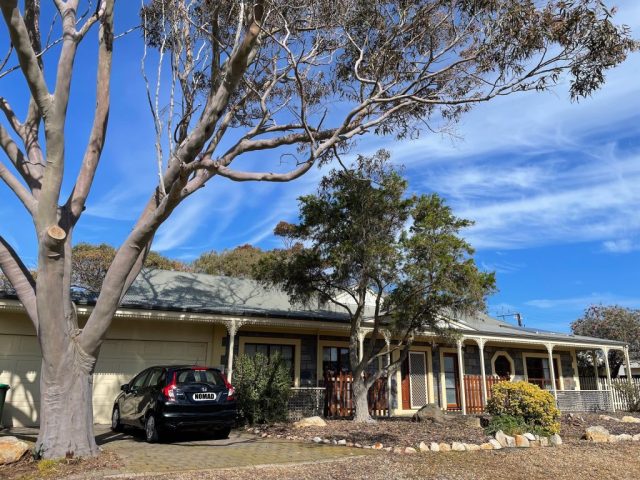 Parked outside our house in Normanville