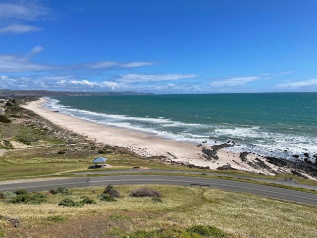 View towards Normanville from Haycock Point Lookout