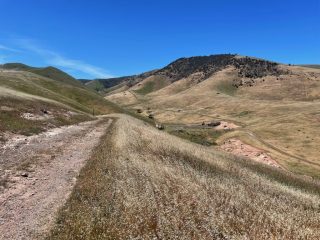 The trail near our turnaround point