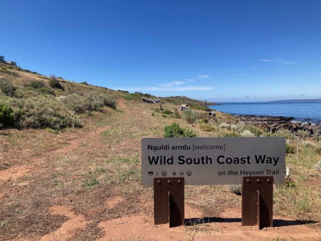 Start of the Wild South Coast Way Start of the Wild South Coast Way