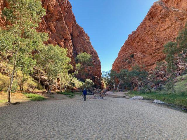 CC in front of Simpsons Gap