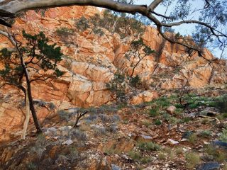 Outside Standley Chasm