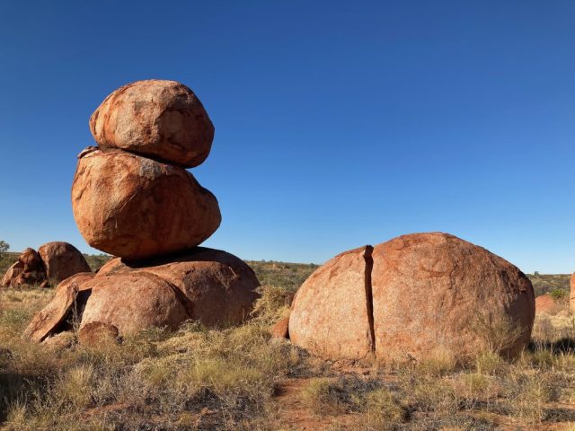 Stack of marbles