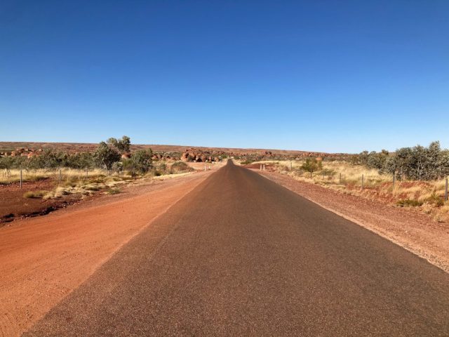 The Nurrku walk crosses the access road