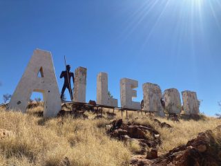 Aileron sign and sculpture Aileron sign and sculpture