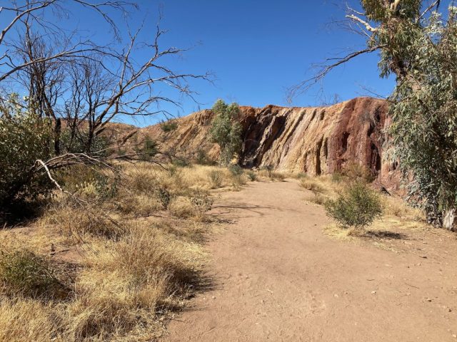 Another view of the Ochre Pits area