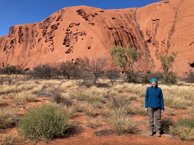 CC on the way around Uluru CC on the way around Uluru