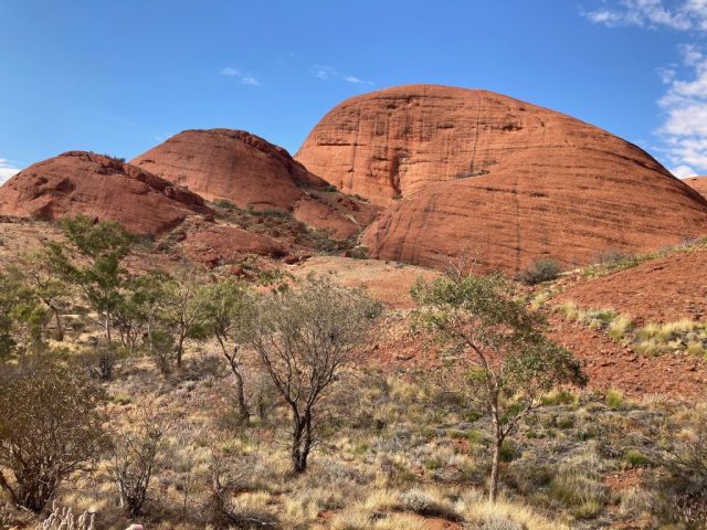 View of the rocks of Kata Tjuta