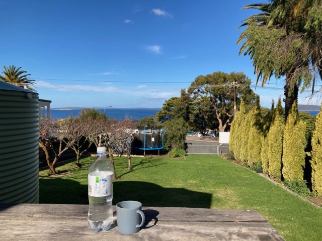 Ocean view from the deck