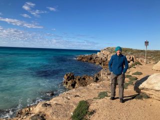 CC arrives at Lone Pine Lookout